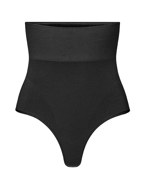 Second Skin High waist thong - Black