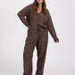 Snuggle pajama pants - Chocolate